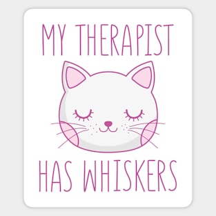 My Therapist Has Whiskers Magnet